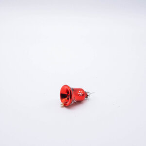 Mini Glocke in rot von Vorne