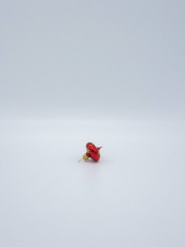 Zwiebel aus dem Mini Christbaumornamente Set in rot