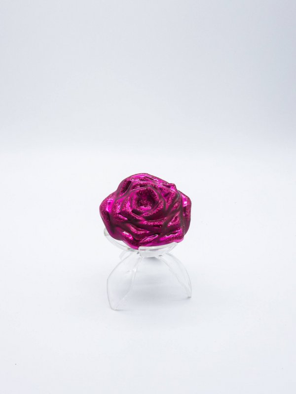 Rose am Clip in pink